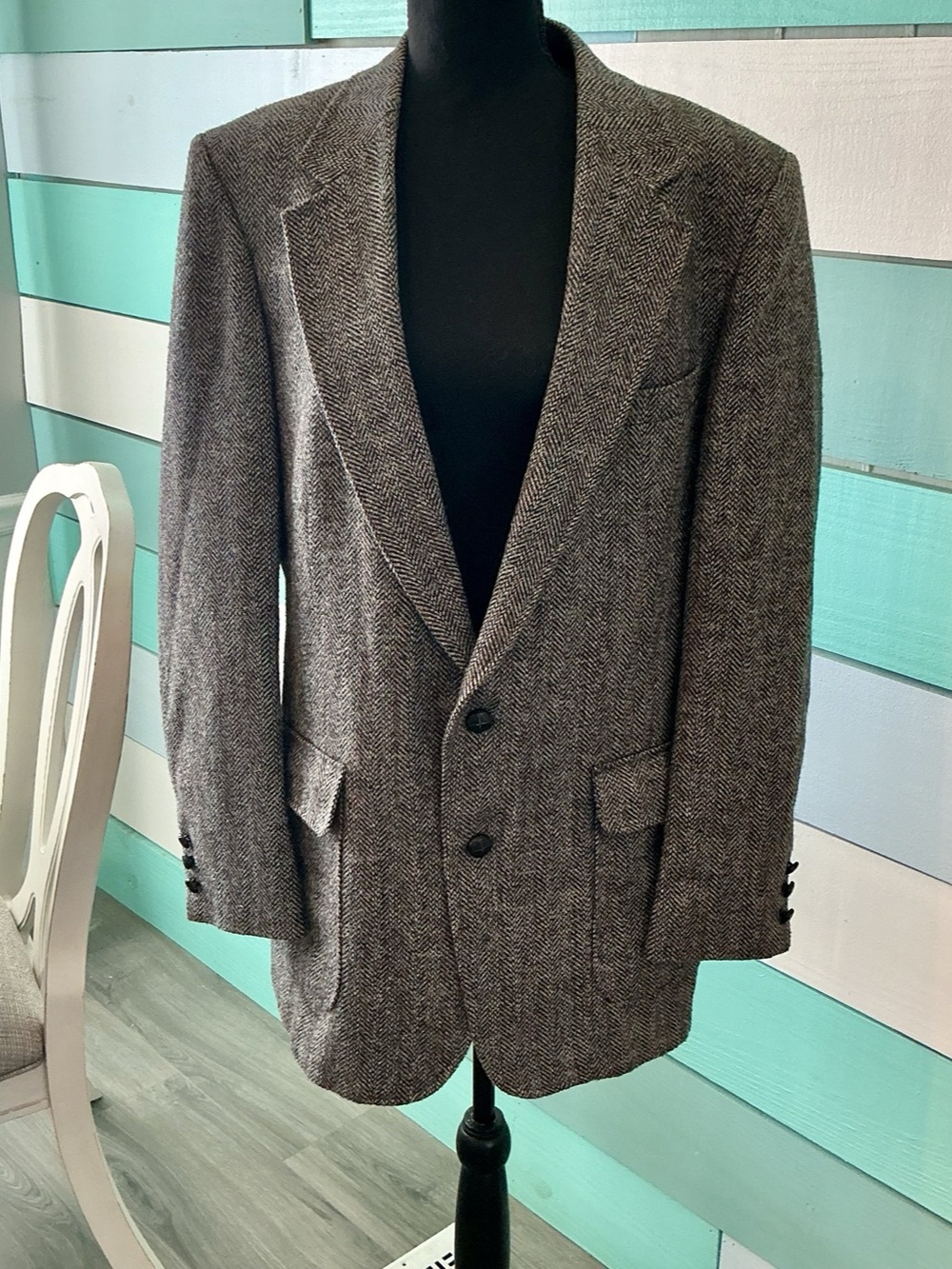 Ross & Cromarty Blazer Mens XL Tweed Sport Coat see size chart